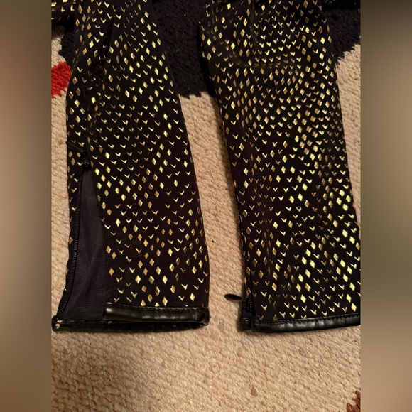 Pink Tartan Black and Gold Patterned Dress - Picture 6 of 9